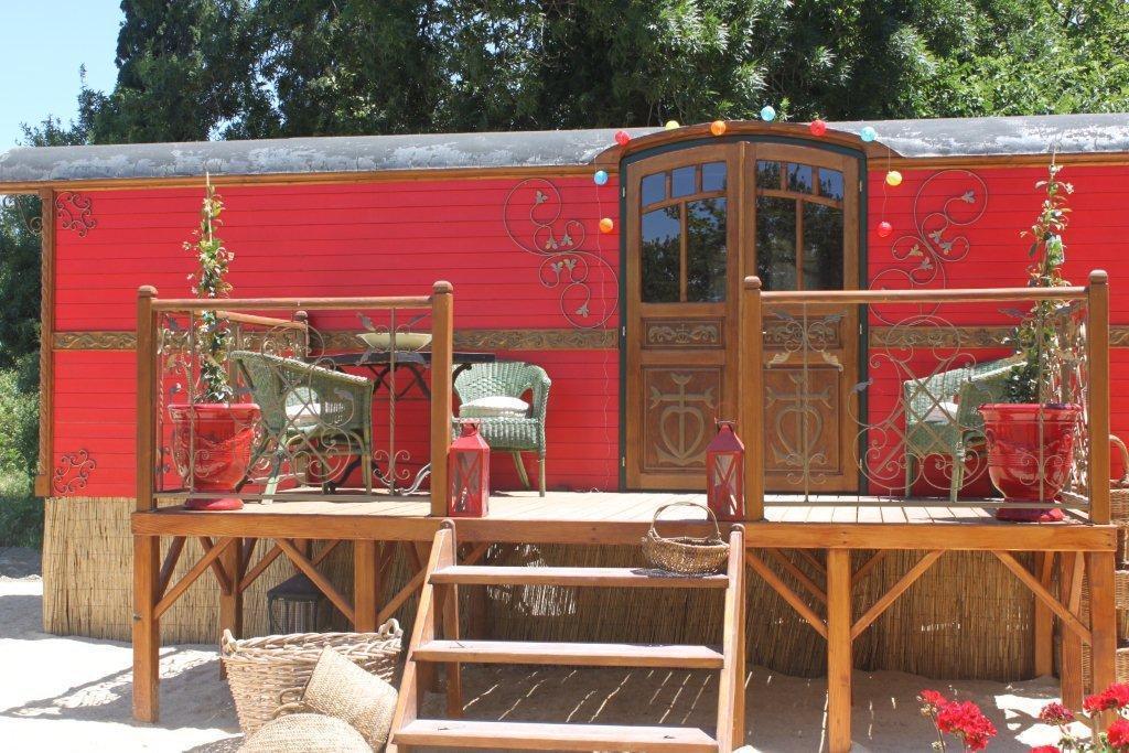 Bed and Breakfast La Roulotte "Les Saintes" Exterior foto