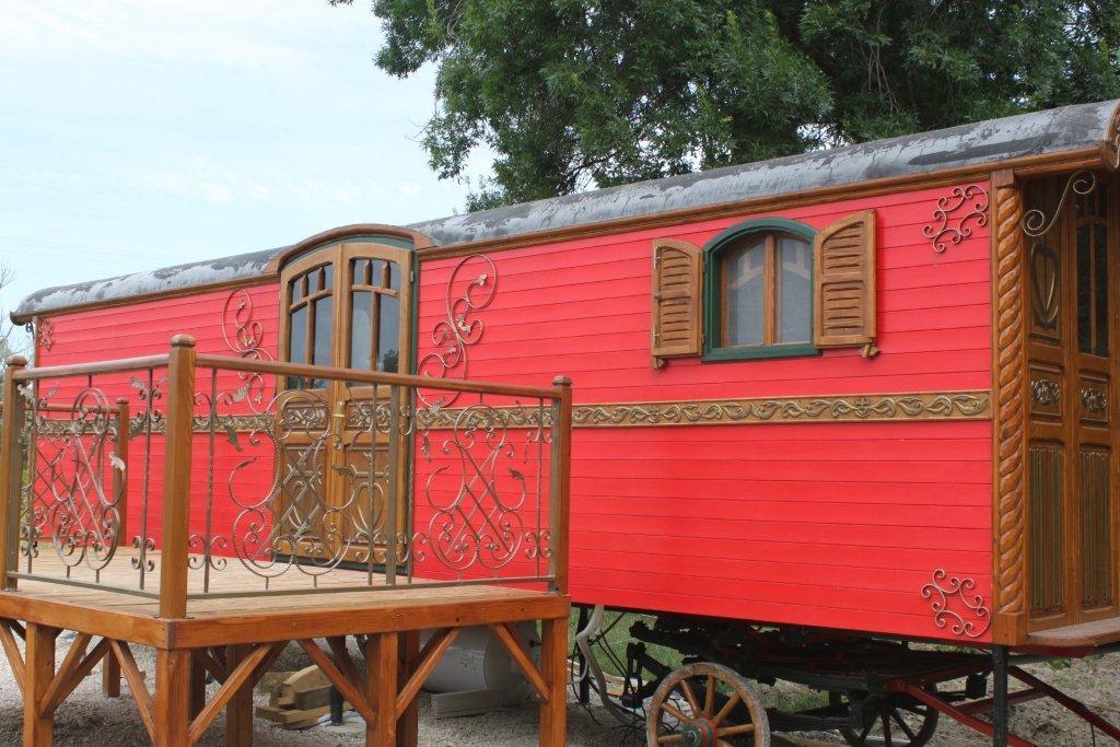 Bed and Breakfast La Roulotte "Les Saintes" Zimmer foto